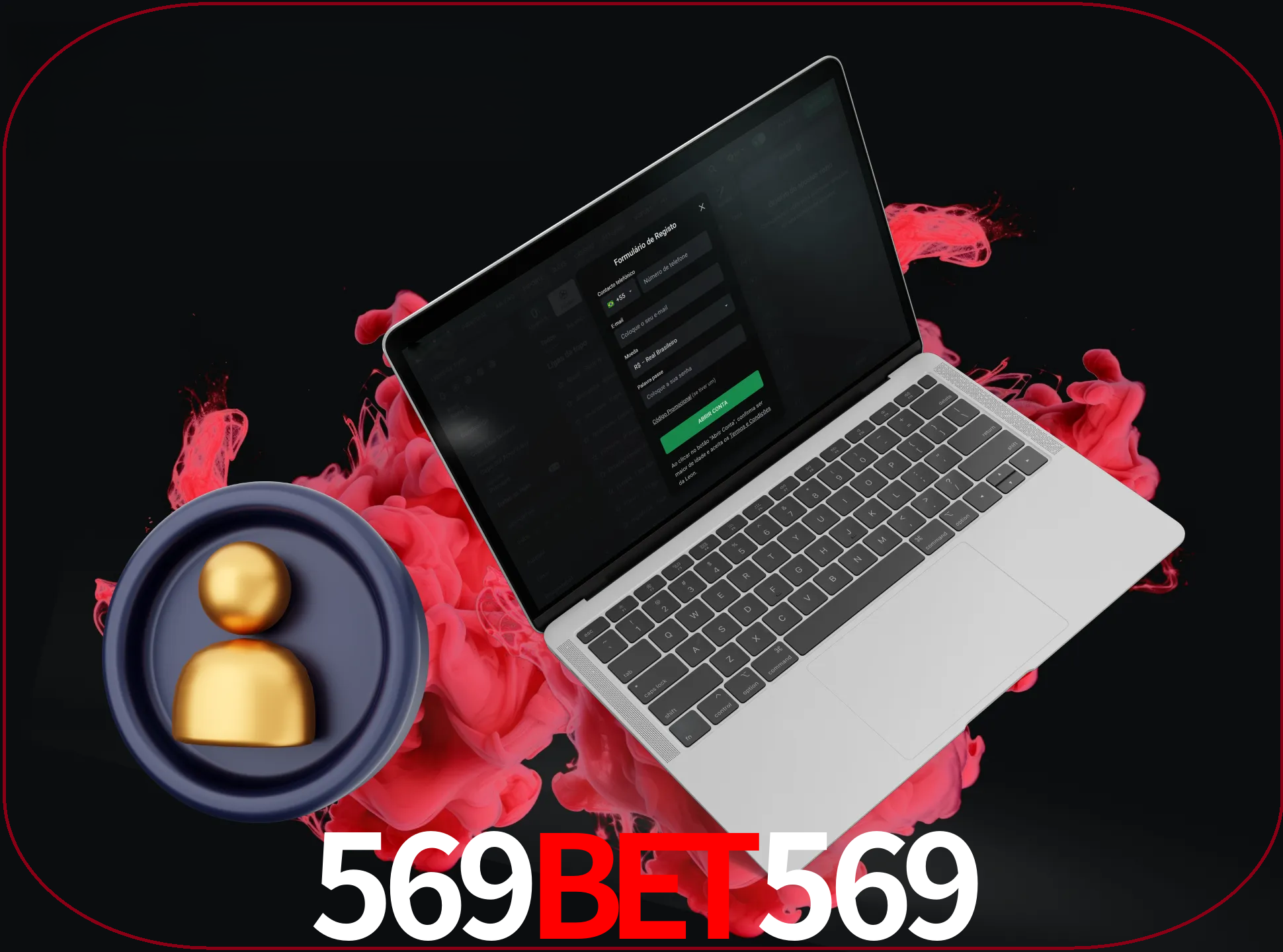 No cabeçalho do site 569BET569, clique no botão que o levará a um formulário especial onde terá de introduzir as suas informações actuais.