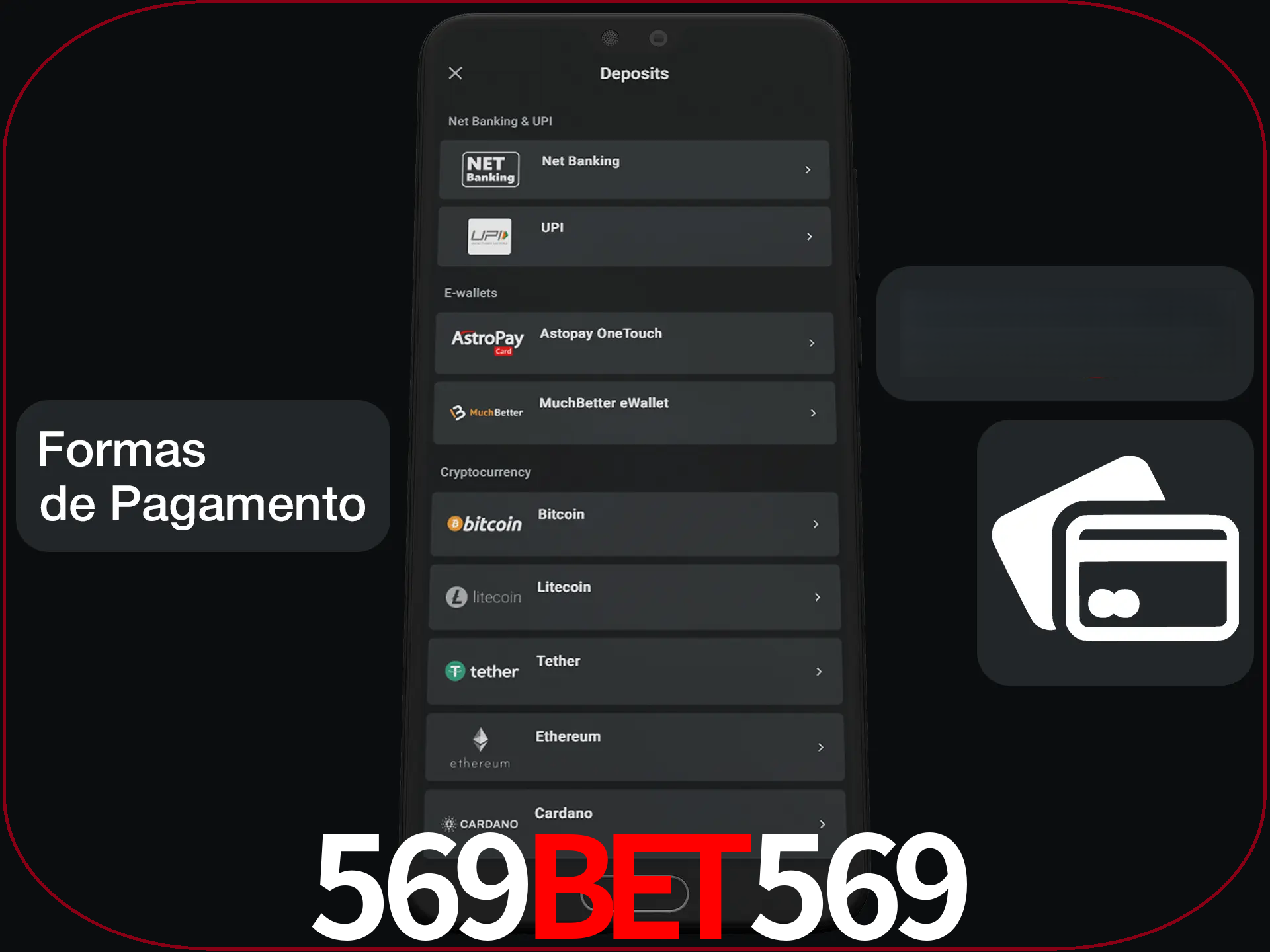 Escolha a forma de pagamento de sua preferência.